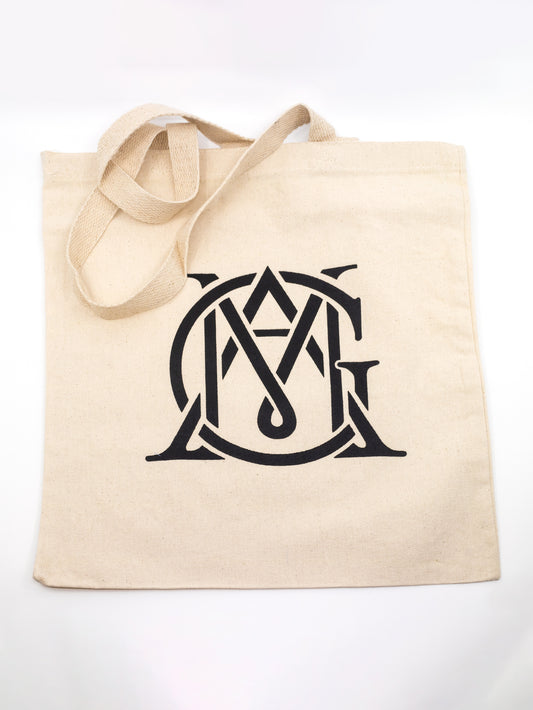 Canvas Tote with Museum Monogram