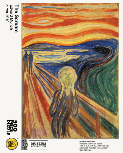 The Scream by Edvard Munch - 500 piece jigsaw puzzle