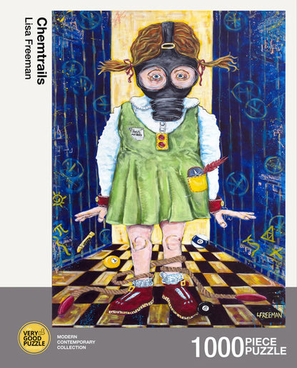 Chemtrails by Lisa Freeman - 1000 piece jigsaw puzzle