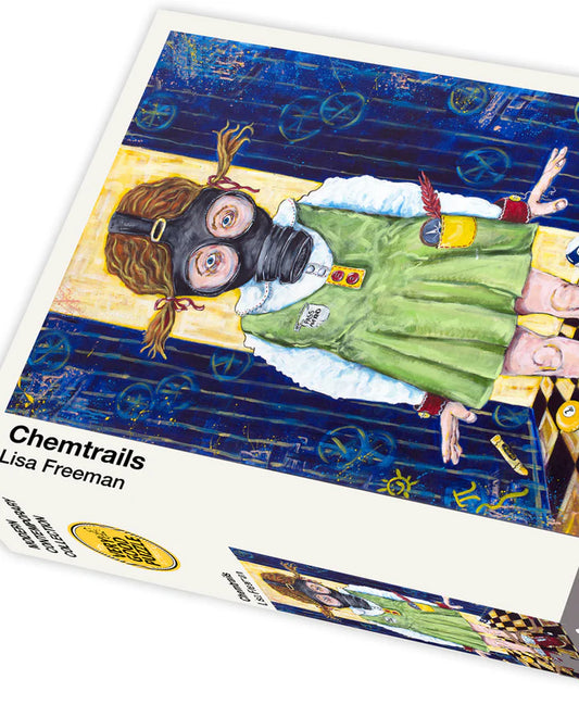 Chemtrails by Lisa Freeman - 1000 piece jigsaw puzzle