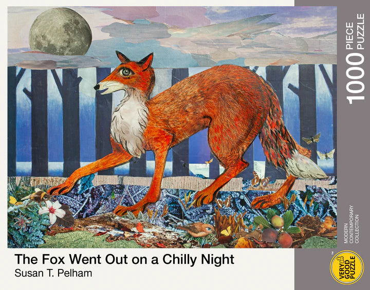 The Fox Went Out on a Chilly Night by Susan T. Pelham - 1000 piece jigsaw puzzle
