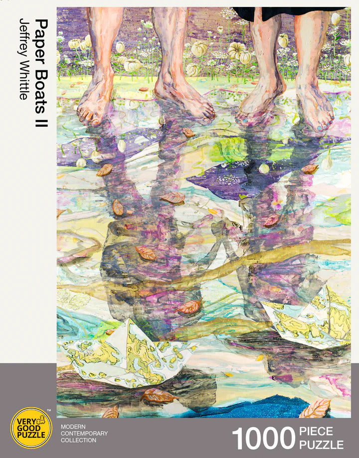 Paper Boats II by Jeffrey Whittle - 1000 piece jigsaw puzzle